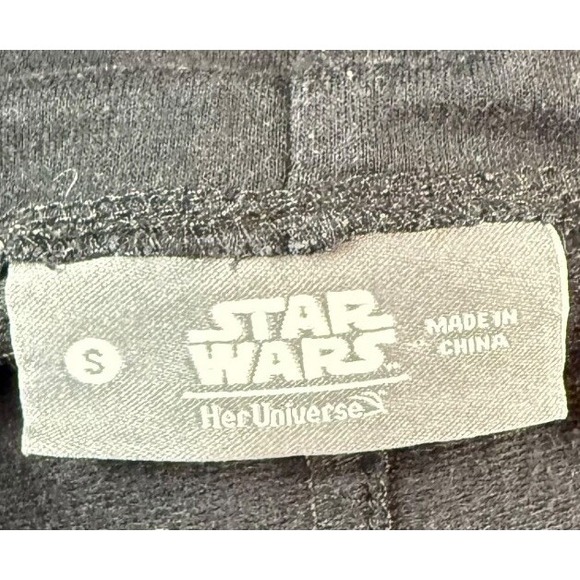 Star Wars Jacket Black Hoodie Her Universe Hooded Zip Up cloak Small Cosplay - Picture 4 of 10
